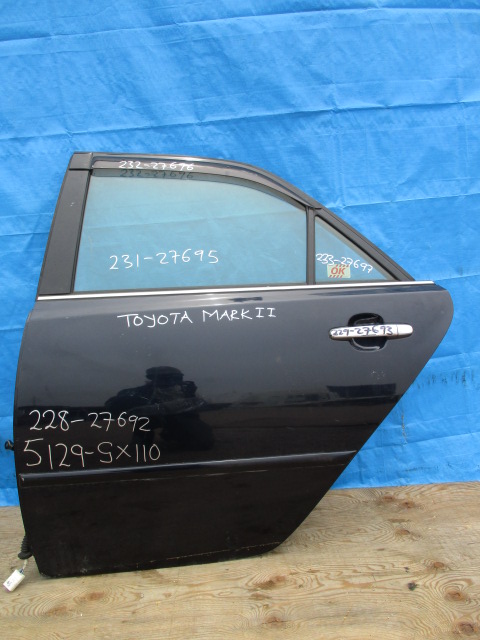 Used Toyota Mark II VENT GLASS REAR LEFT